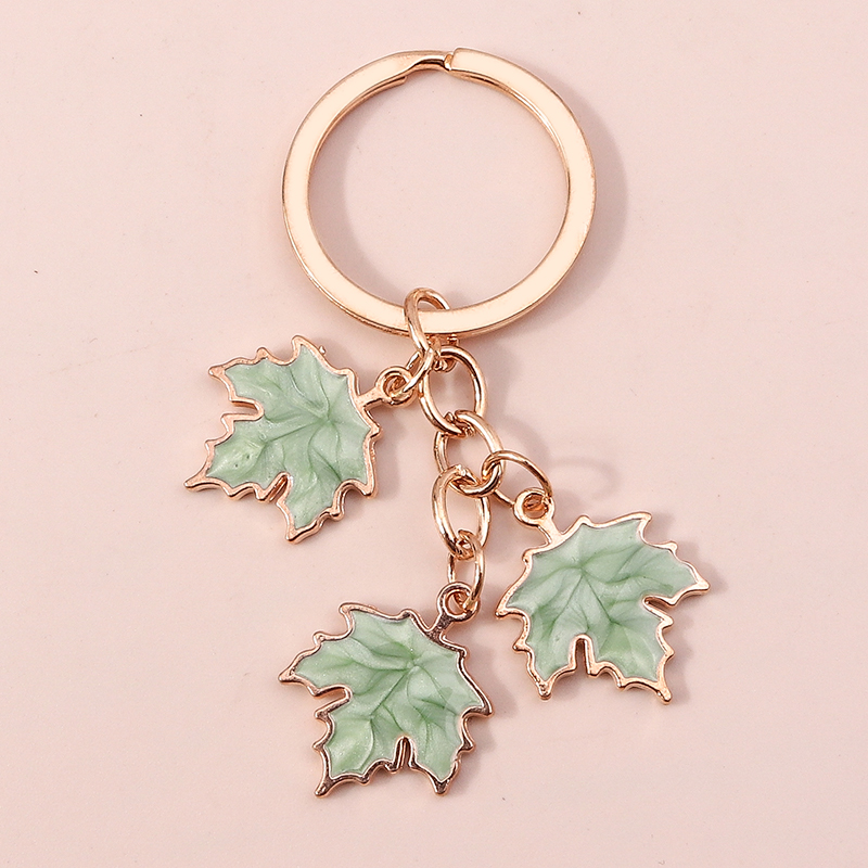 Monstera Thai Constellation - New Fashion Maple Leaf Keychain Enamel