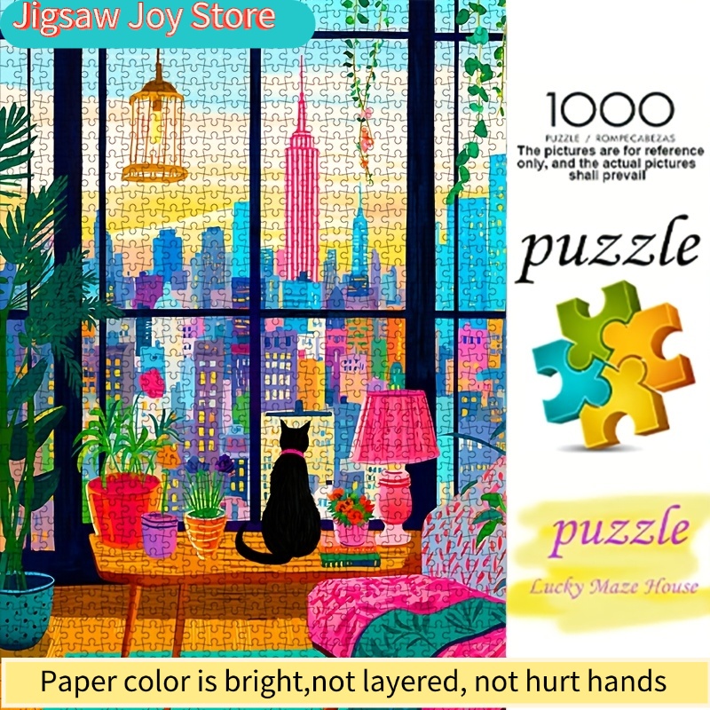 DIY Paper Puzzle, New York Cit - Parent Of Plant review and price