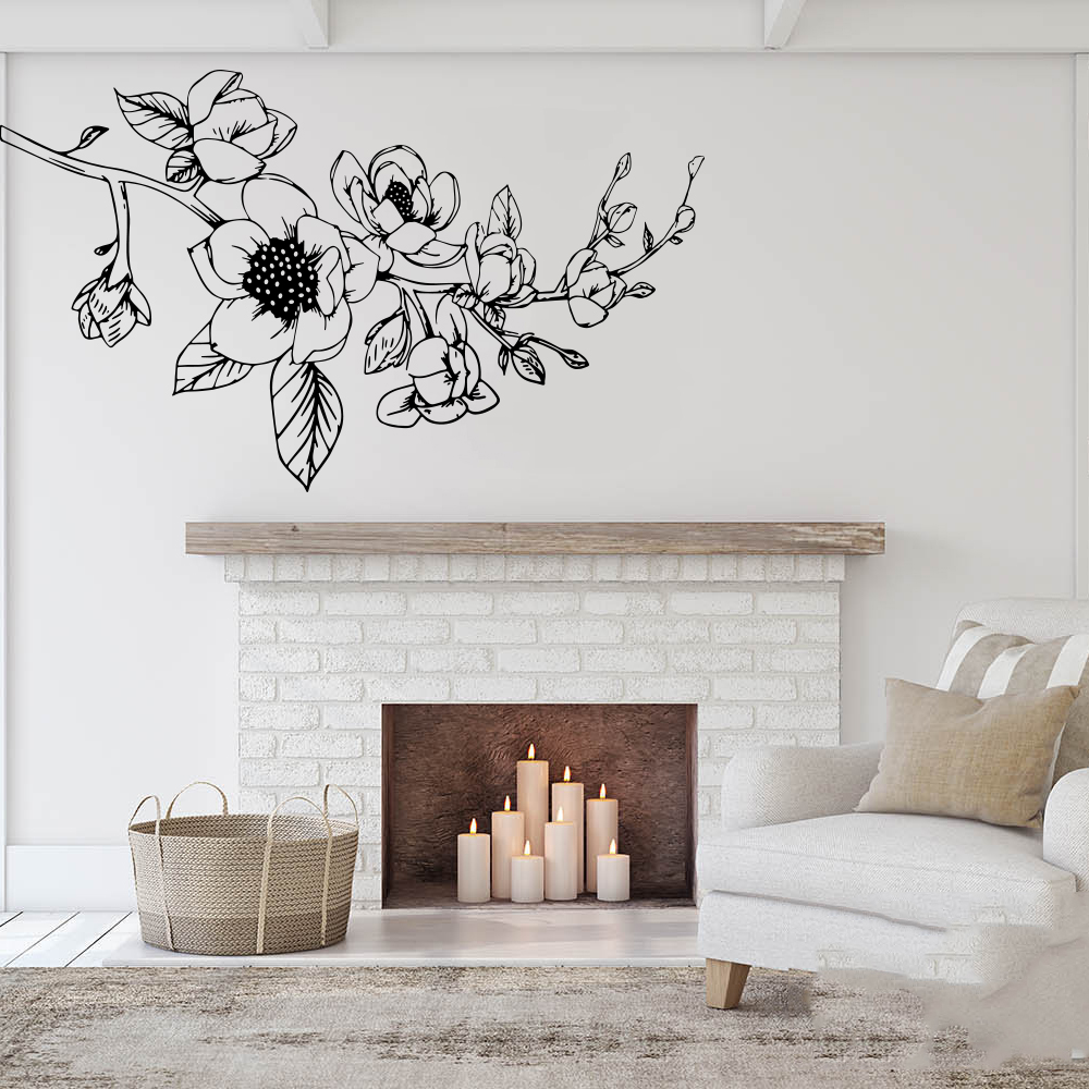 Large Magnolia Flowers Wall St - Monstera Thai Constellation review and price
