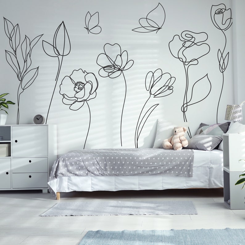 Large Minimal  Flowers Butterf - Monstera Thai Constellation review and price